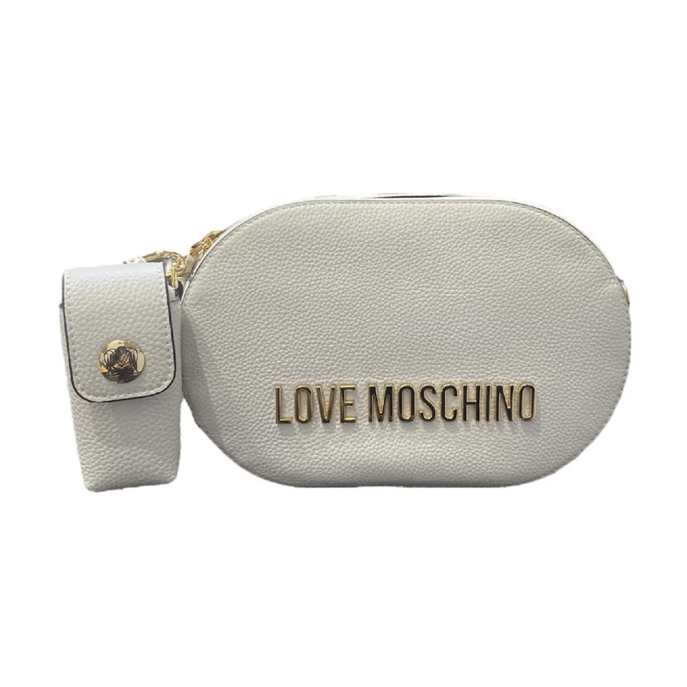 Love Moschino Women's White Cross Body Bags, One Size, Shoulder Bag Jc4330pp0gk1010a