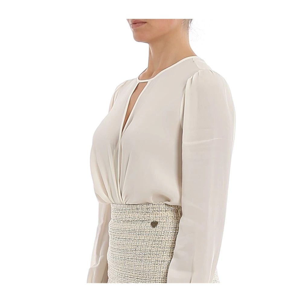 Twinset Lange Mouw Top White Dames