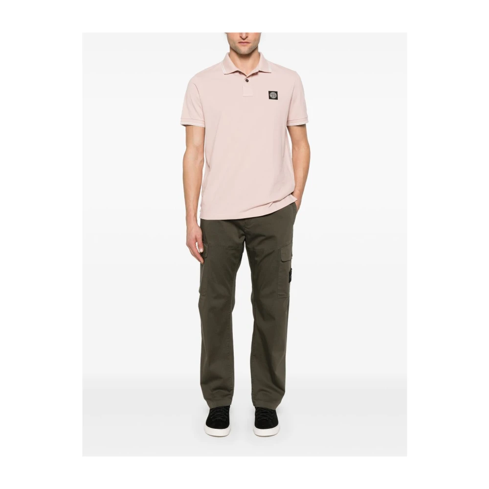 Stone Island Roze T-shirt en Polo Combo Pink Heren