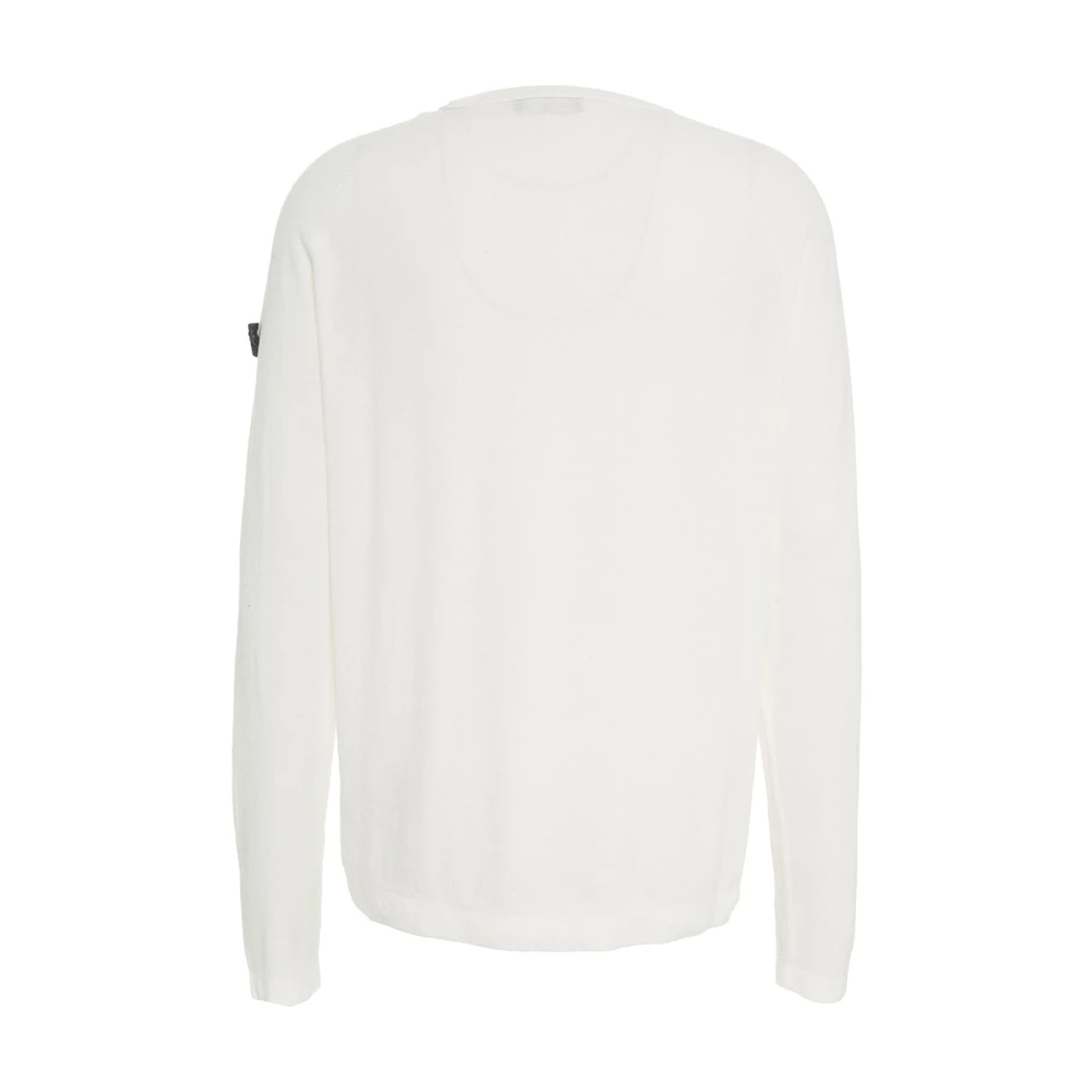 Peuterey Witte Gebreide Shirt Ss25 White Heren