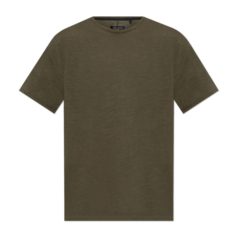 Rag & Bone T-shirt Flame Green Heren