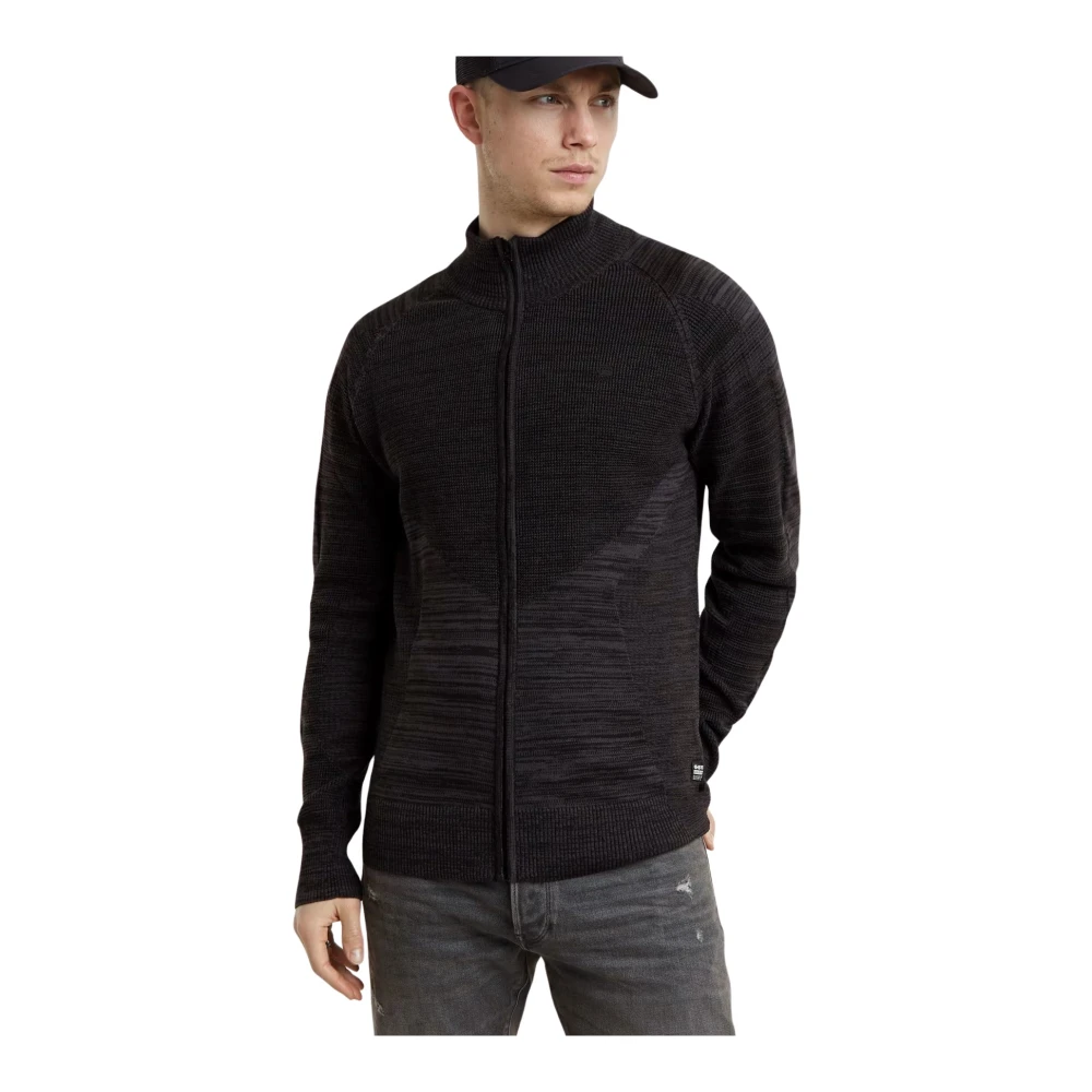G-Star Effen Cardigan Sweater Gray Heren
