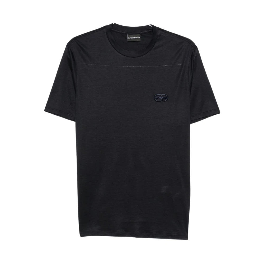 Emporio Armani Hombre Negro Camisetas, Talla: S