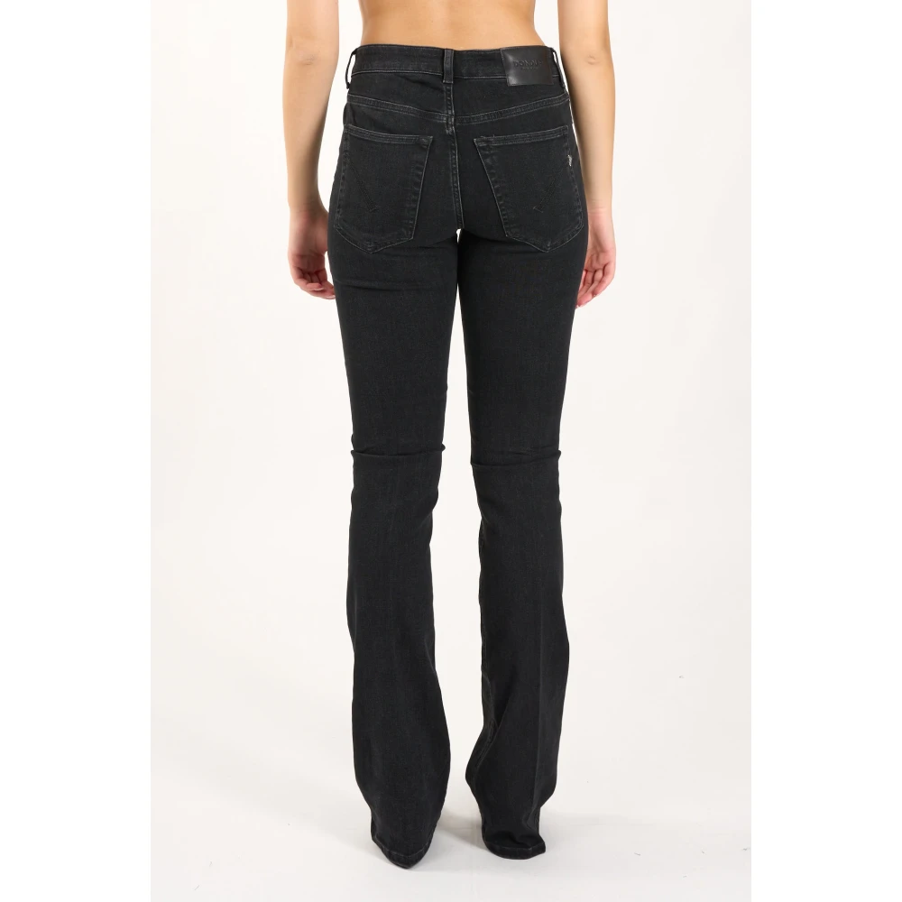 Dondup Nieuwe Lola Wide Leg Jeans Black Dames