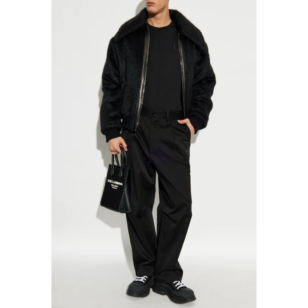 Dolce & Gabbana T-shirt met logo Black Heren