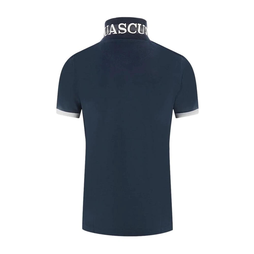 Aquascutum Polo Shirts Blue Heren