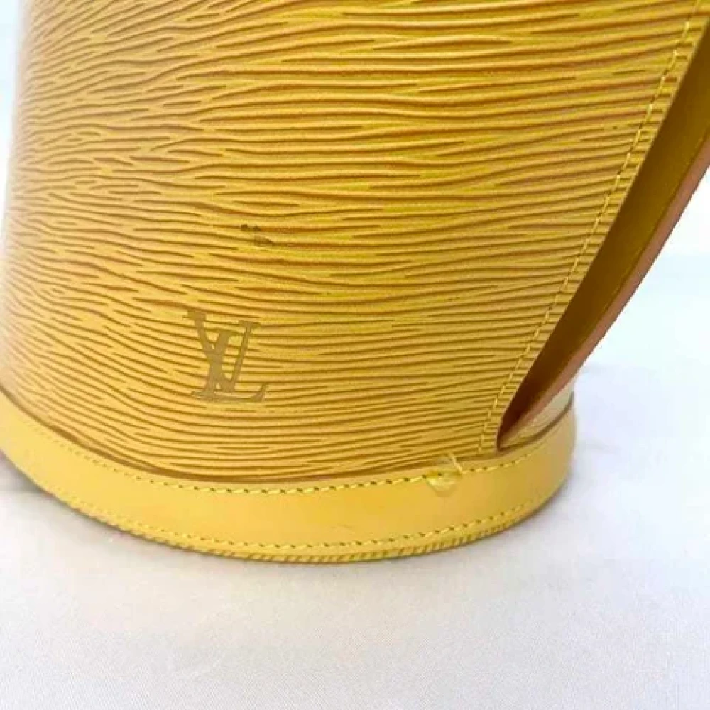 Louis Vuitton Vintage Pre-owned Leather louis-vuitton-bags Yellow Dames