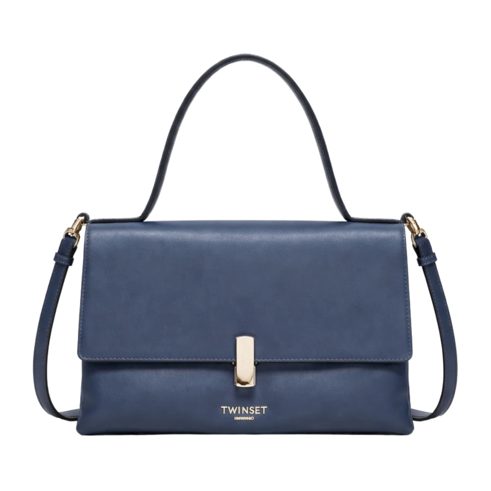 Twinset Women's Blue Handbags, One Size, Top-Handle Bag
