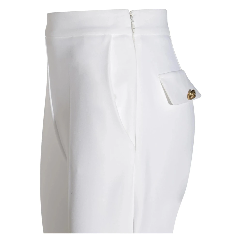 Elisabetta Franchi 360 Avoirio Broek White Dames