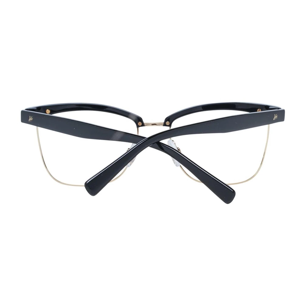 Ana Hickmann Zwarte vierkante optische monturen met metaal en plastic Black Dames