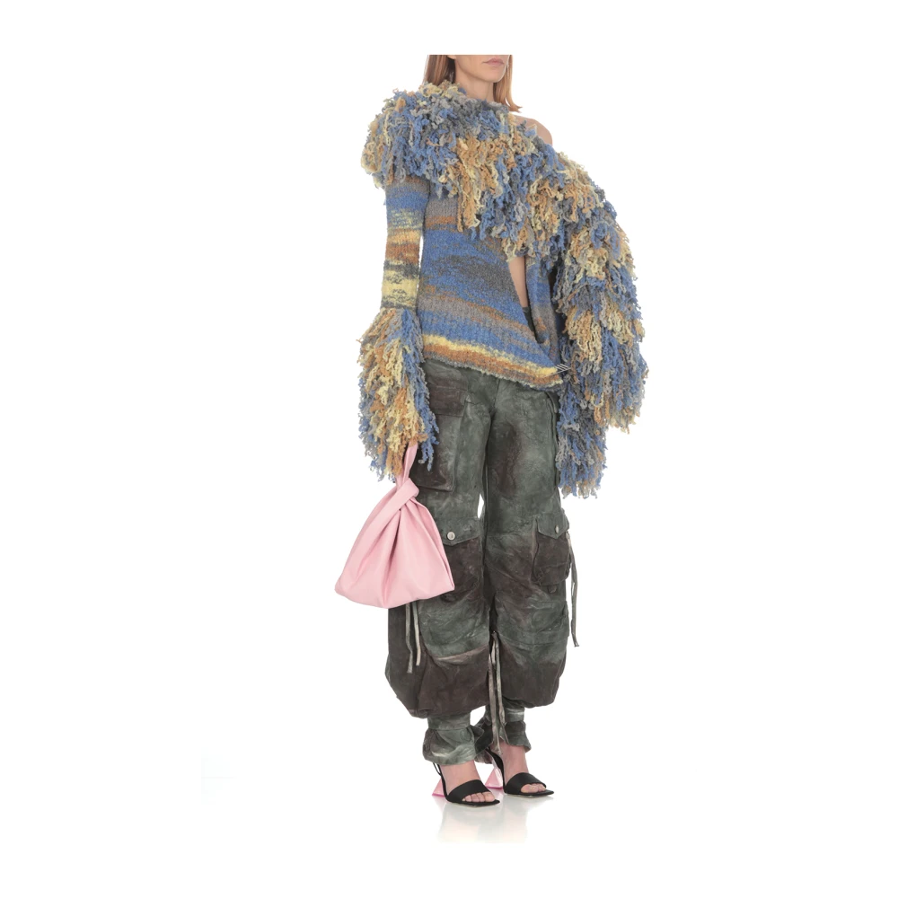 The Attico Camouflage Groene Cargo Broek Green Dames