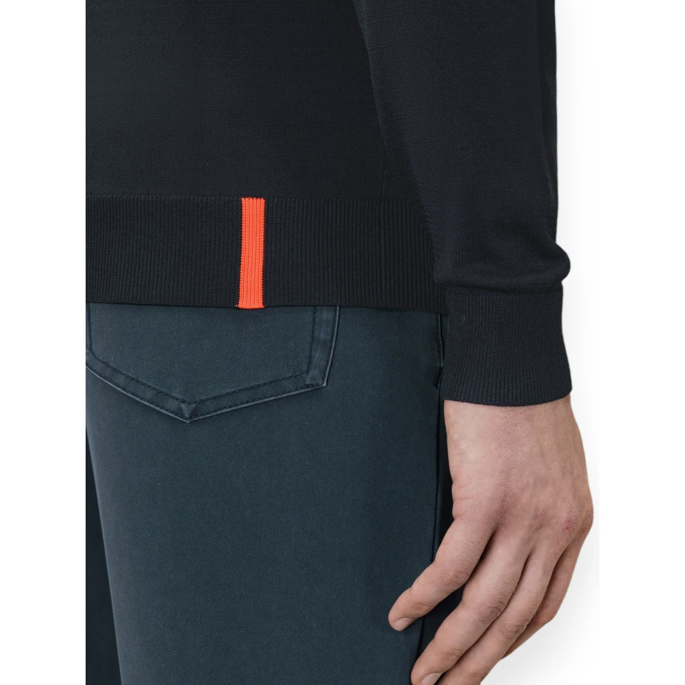 RRD Ronde Gebreide Trui Black Heren