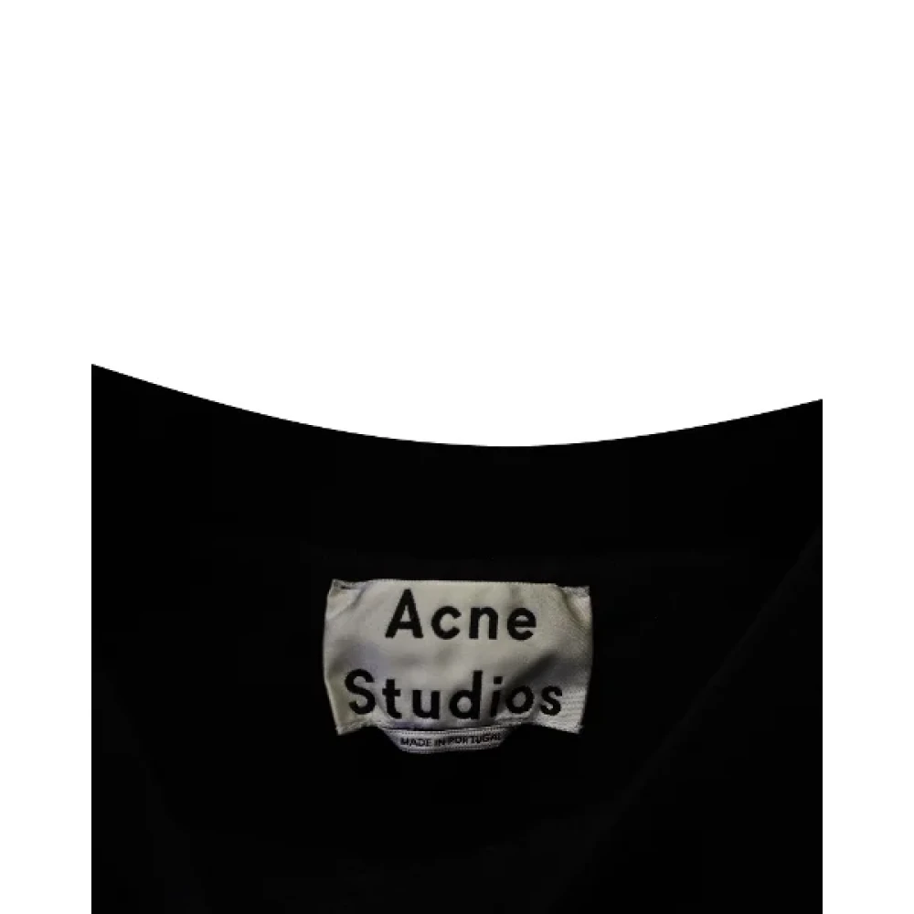 Acne Studios Pre-owned Cotton outerwear Black Dames