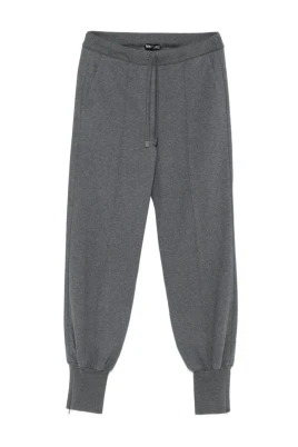 Grå Silk & Nylon Byxor