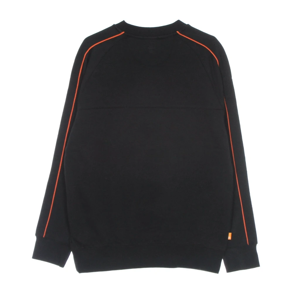Timberland Lichtgewicht Crewneck Sweatshirt Zwart Black Heren