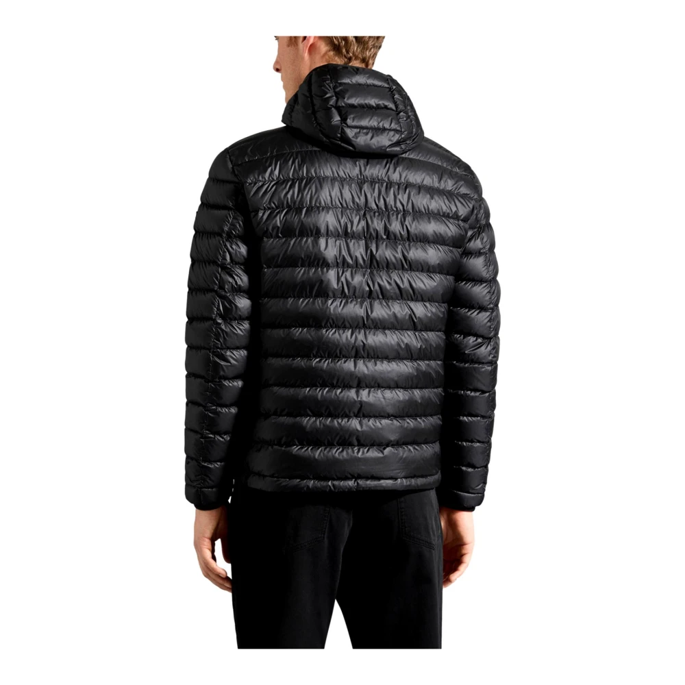 PAUL & SHARK Ultralichte Gewatteerde Jas met Afneembare Capuchon Black Heren
