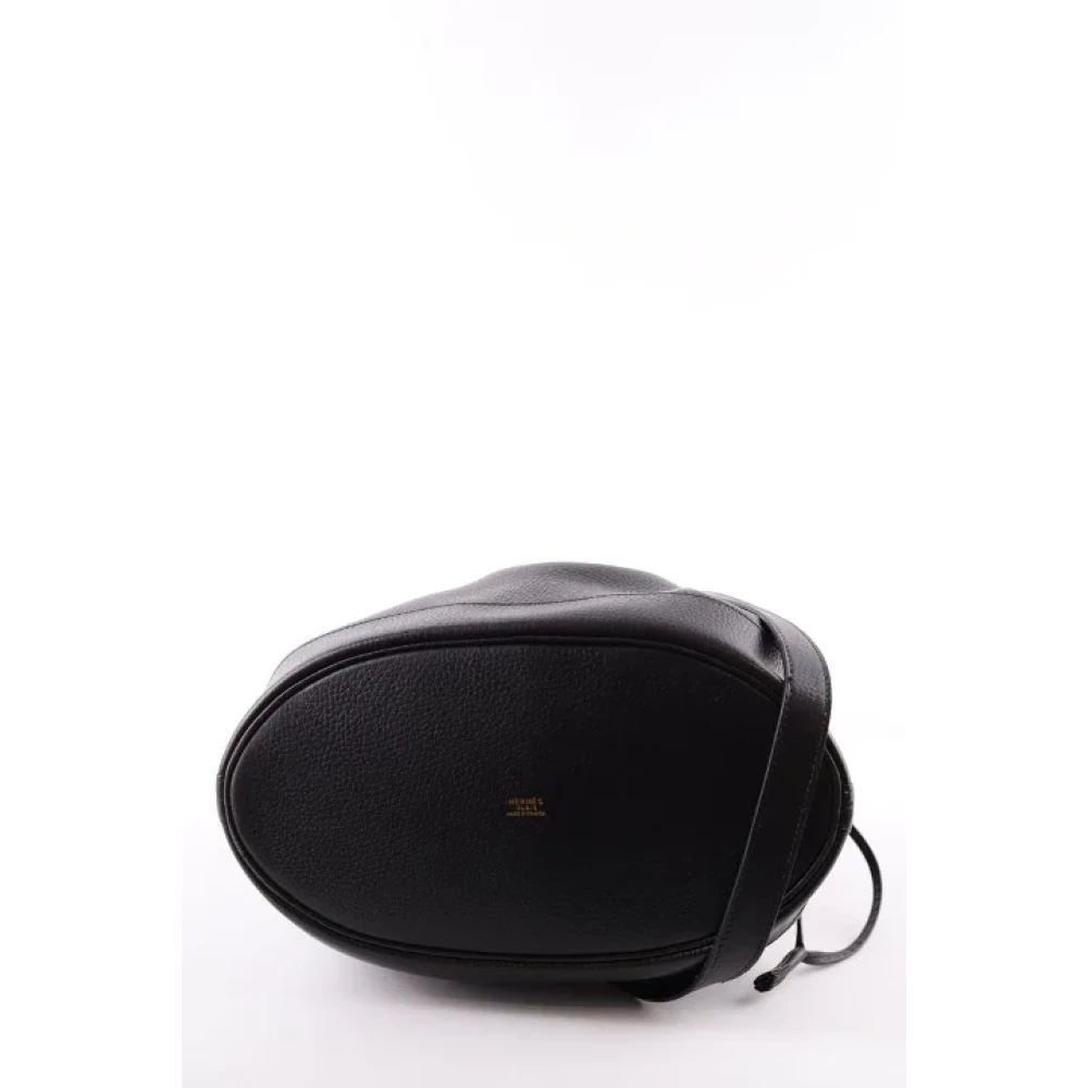 Hermès Vintage Pre-owned Leather shoulder-bags Black Dames