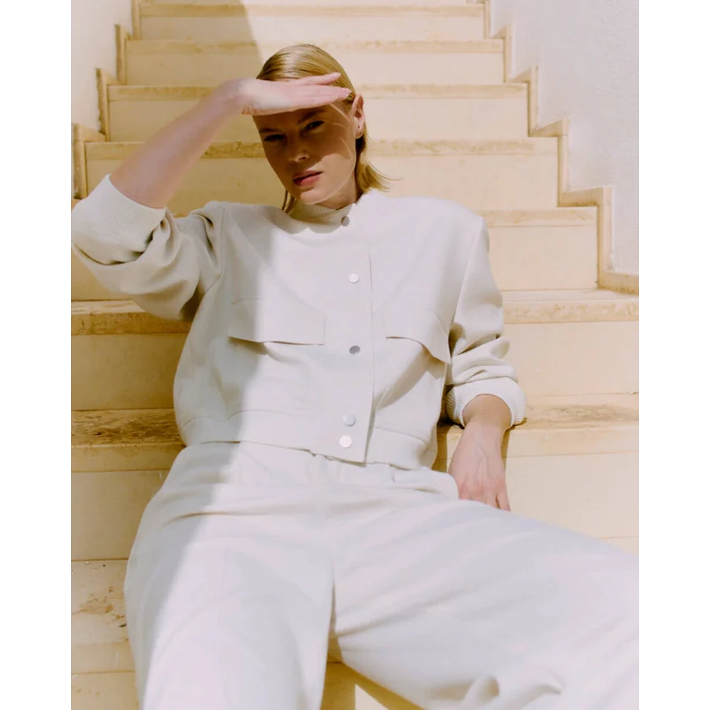 Copenhagen Muse Op maat gemaakt jasje Beige Dames