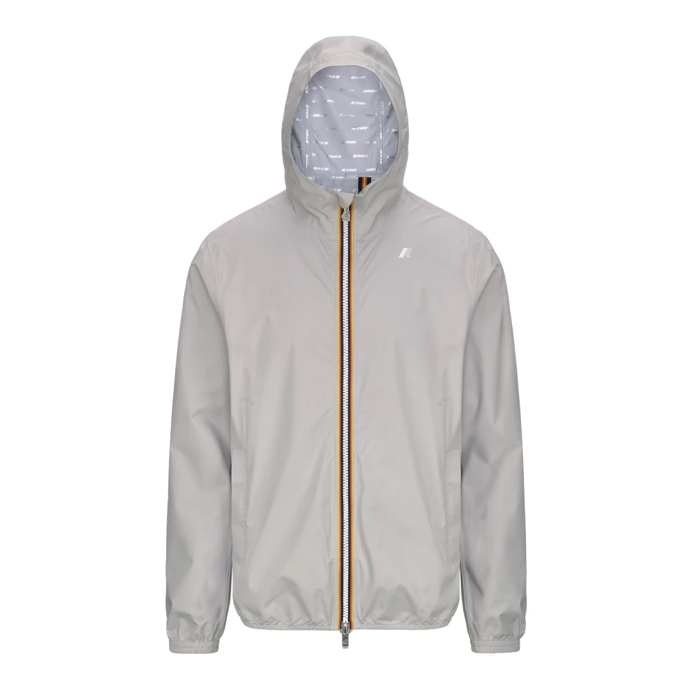 K-Way Men's Beige Rain Jackets, Xl, Jack Stretch Dot