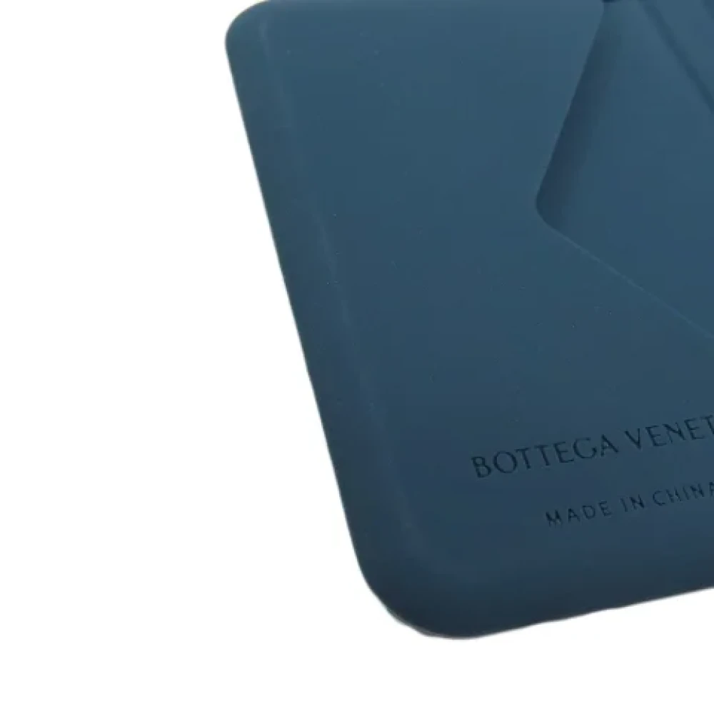 Bottega Veneta Vintage Pre-owned Rubber wallets Blue Dames
