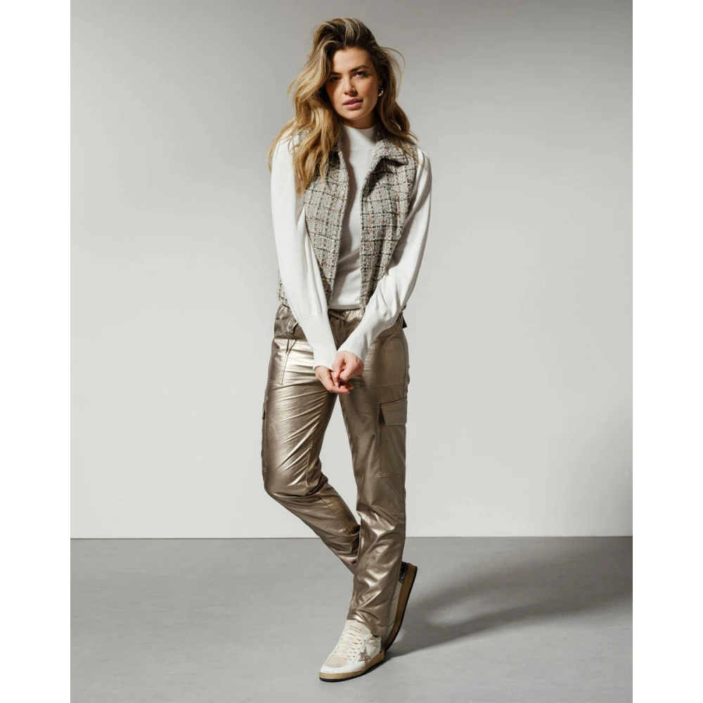 Tramontana Gouden Cargo Broek met Zakken Yellow Dames