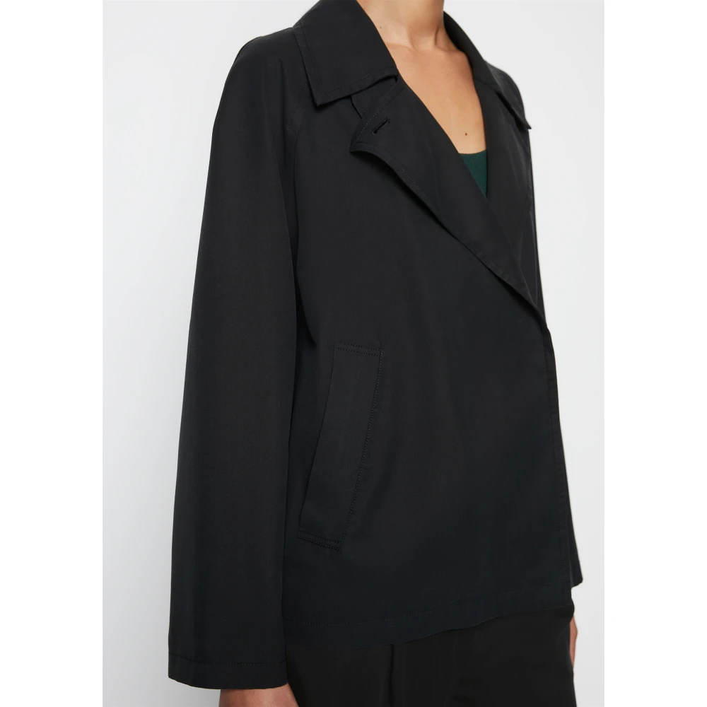 Marc O'Polo Caban jas relaxed Black Dames