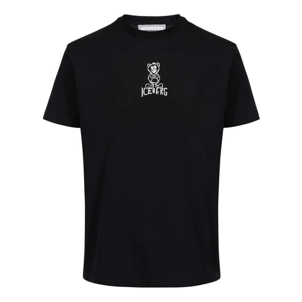 Iceberg - Tops > T-Shirts - Black - Iceberg - Modalova