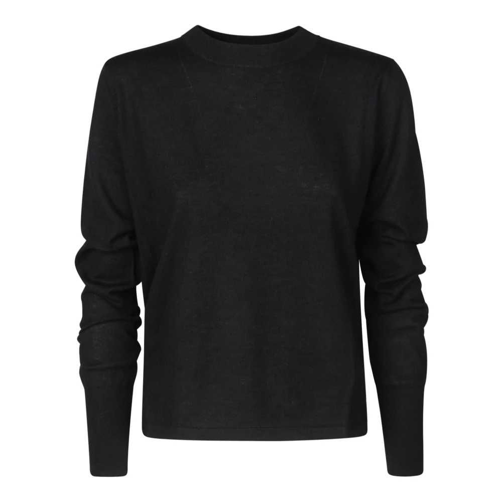 Kujten Kasjmier Trui met Lange Mouwen Black Dames