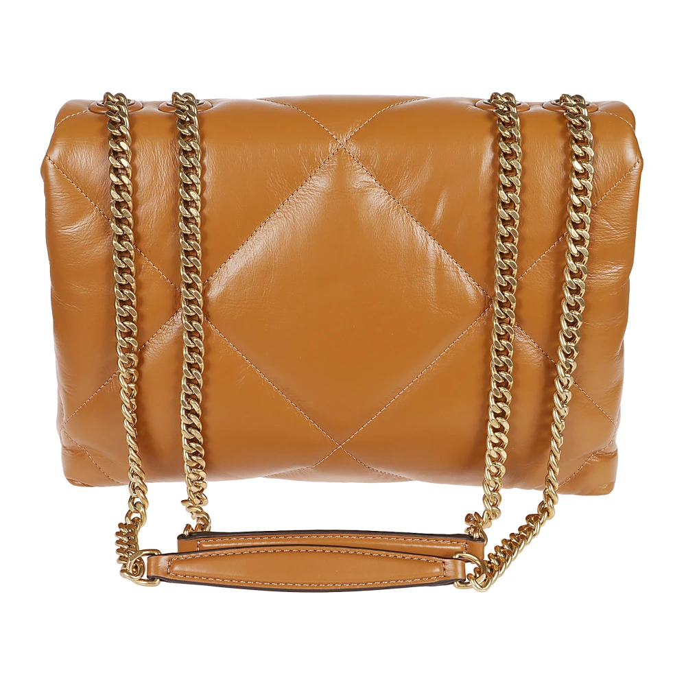 TORY BURCH Diamant Quilt Convertible Schoudertas Brown Dames