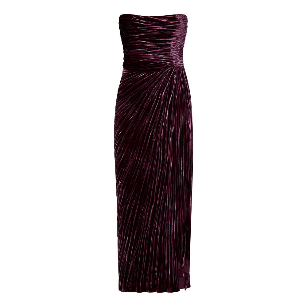 Vestido morado online tirantes