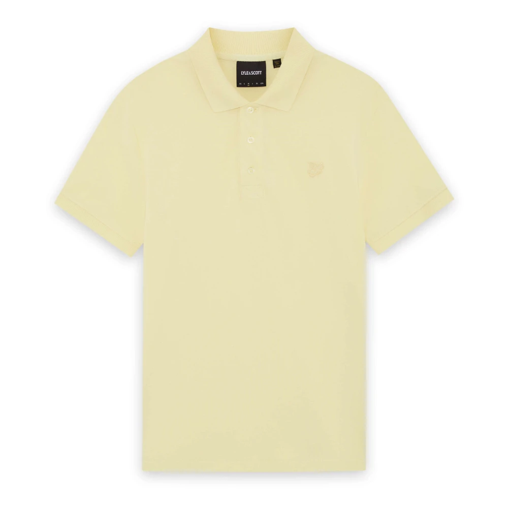 Lyle & Scott Men's Yellow Polo Shirts, M, Superfine Cotton Polo Shirt