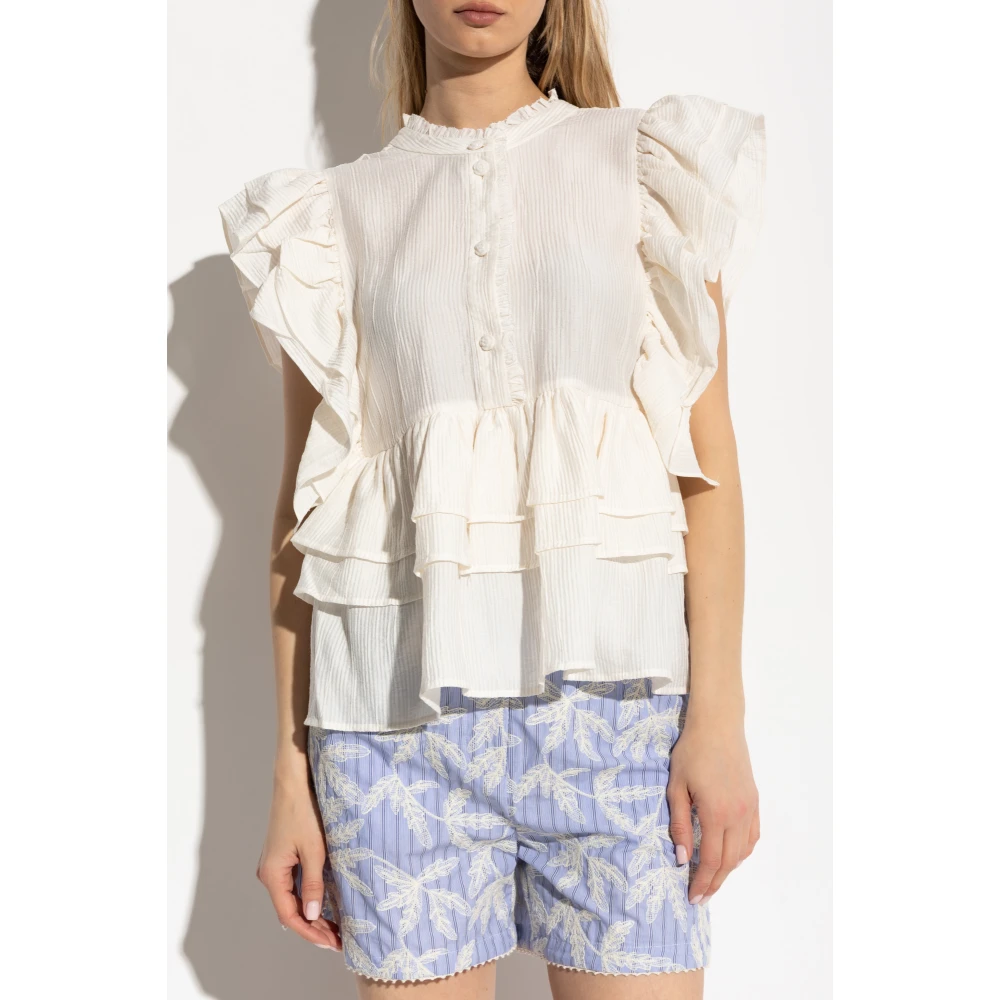 Munthe Peplum top Fulton Beige Dames