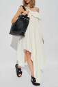 pleated-off-shoulder-dress