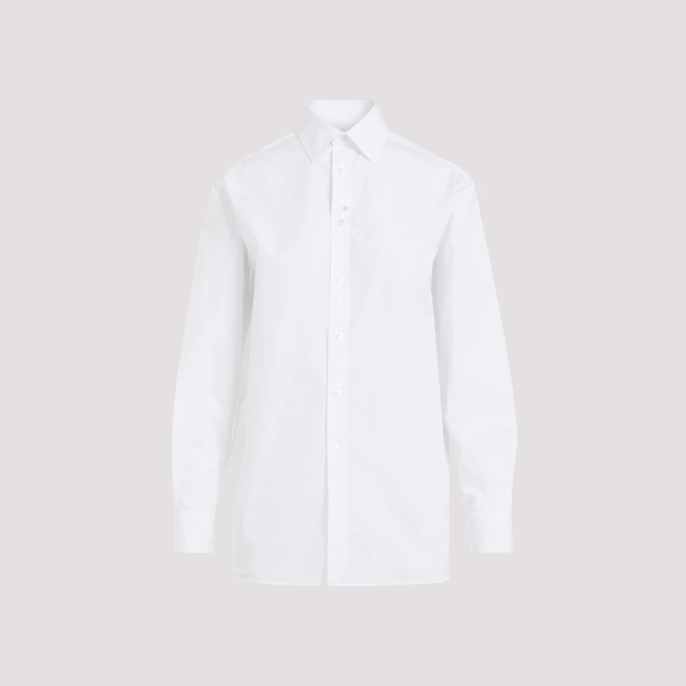 Ralph Lauren Adrien LS Wit Katoenen Overhemd White Dames