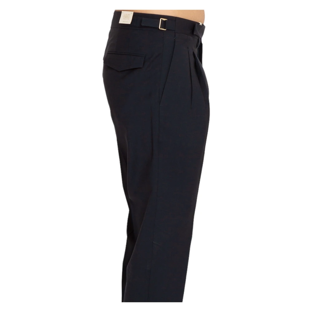 Briglia Wool Pants Quartieri Zignone Blue Heren