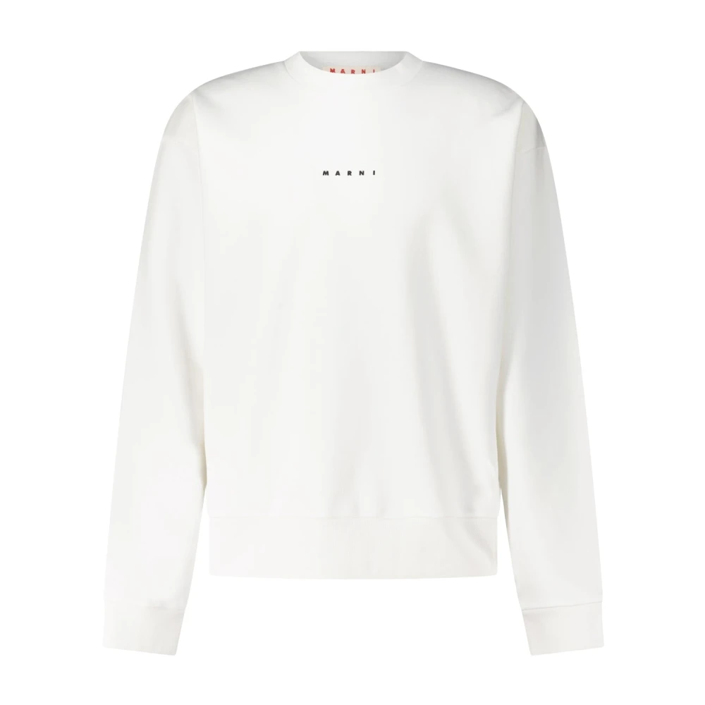 Marni Comfortabele Oversized Sweater White Heren