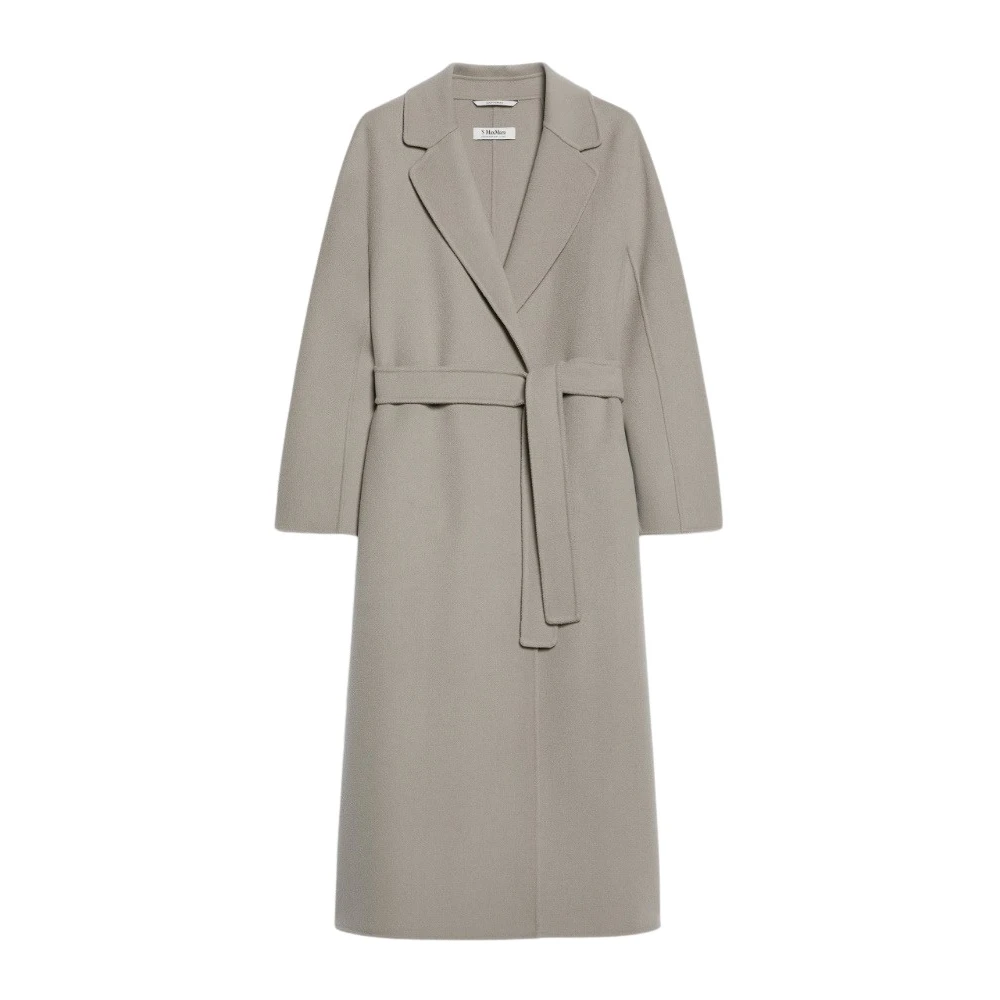 Max Mara Elegante wollen jas met kimonomouwen Gray Dames