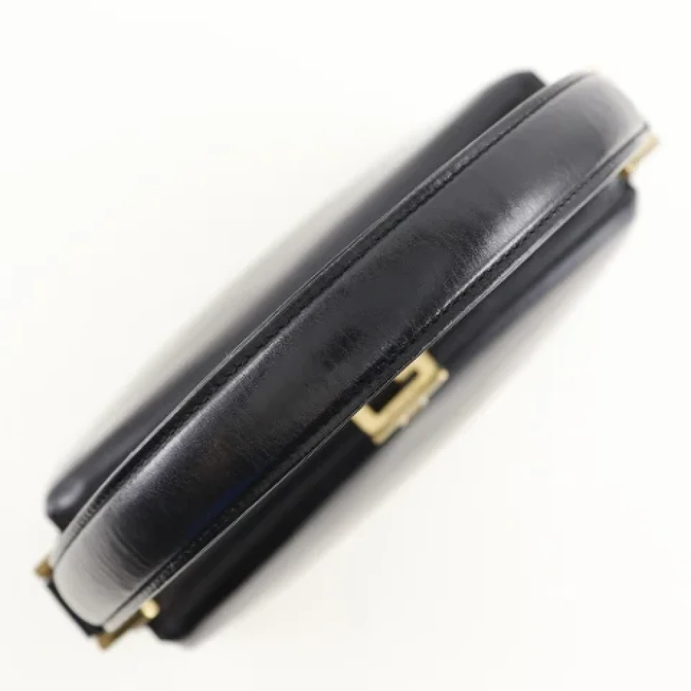 Gucci Vintage Pre-owned Leather handbags Black Dames