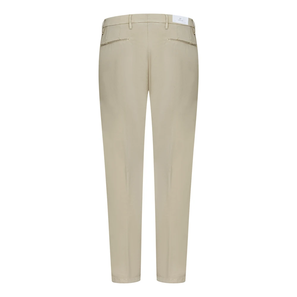 Michael Coal Beige Slim-Fit Capri Broek Beige Heren
