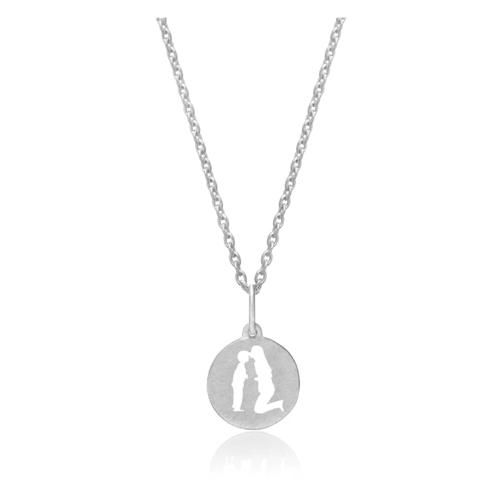 Frk. Lisberg Mamma Barn Halsband Silver Gray, Dam