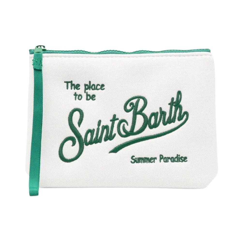 Mc2 Saint Barth Women's White Aline Pochette - Toilet Bags - One Size - Bags
