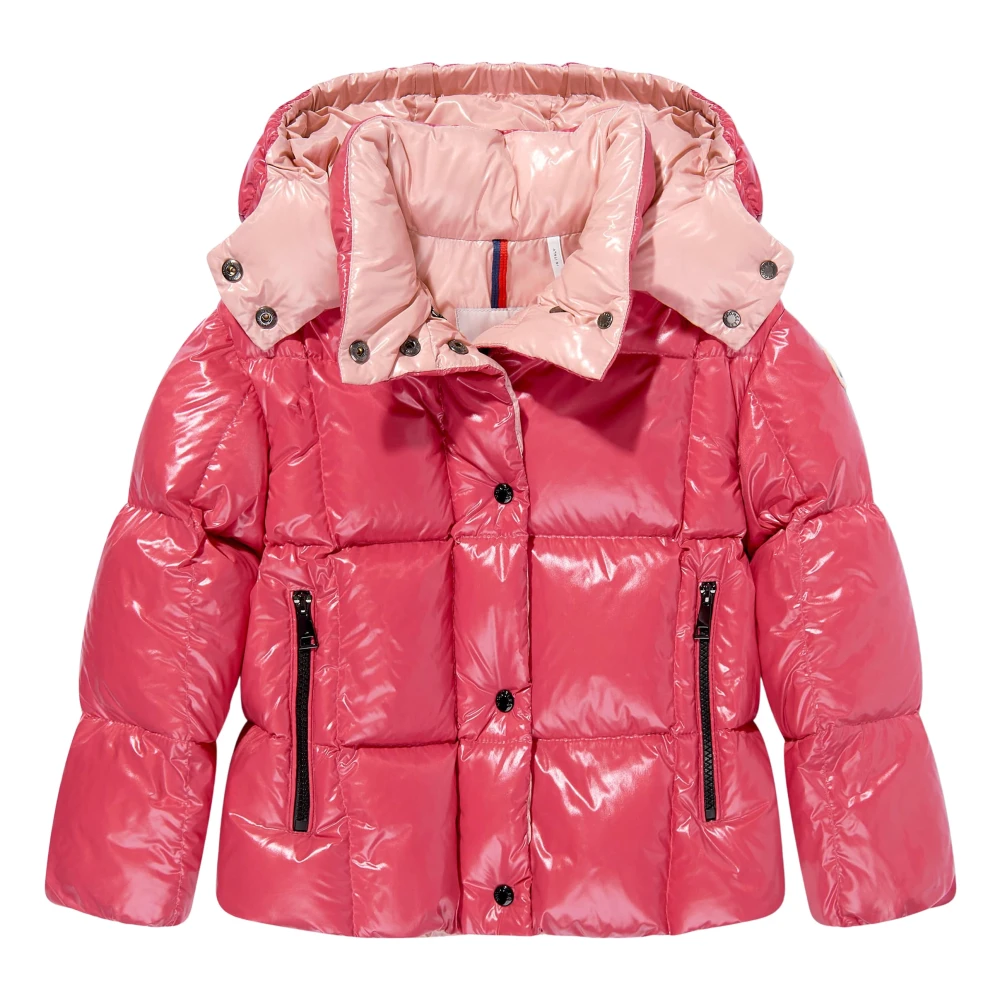 Moncler Girls Pink Winter Jackets, 8 Y, Parana Down Padded Jacket