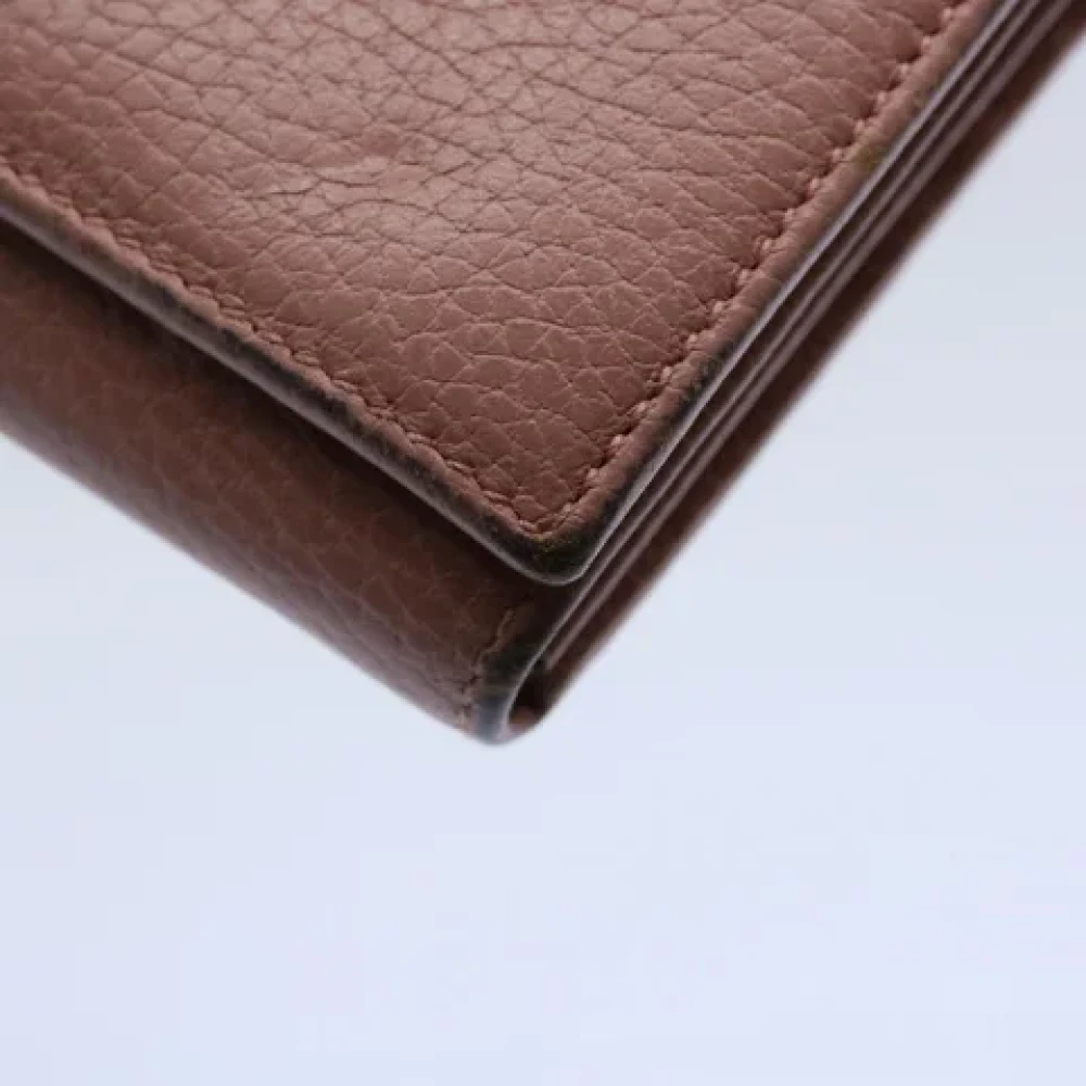 Gucci Vintage Pre-owned Leather wallets Pink Dames