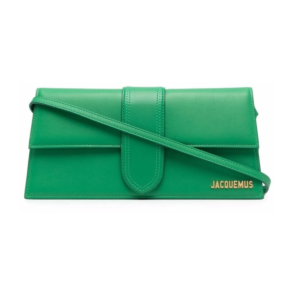 Jacquemus Groene Leren Schoudertas Green Dames