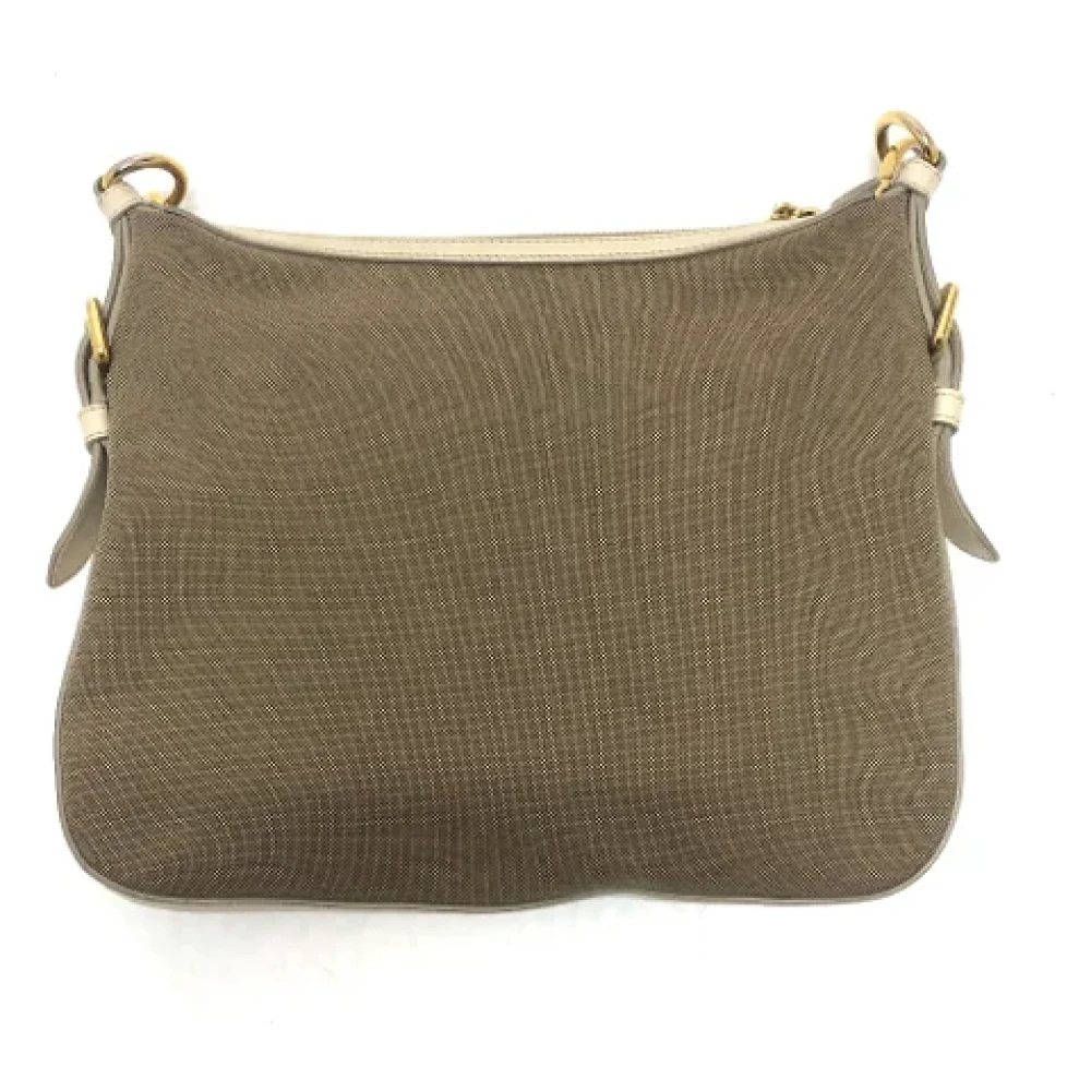 Prada Vintage Pre-owned Fabric prada-bags Beige Dames