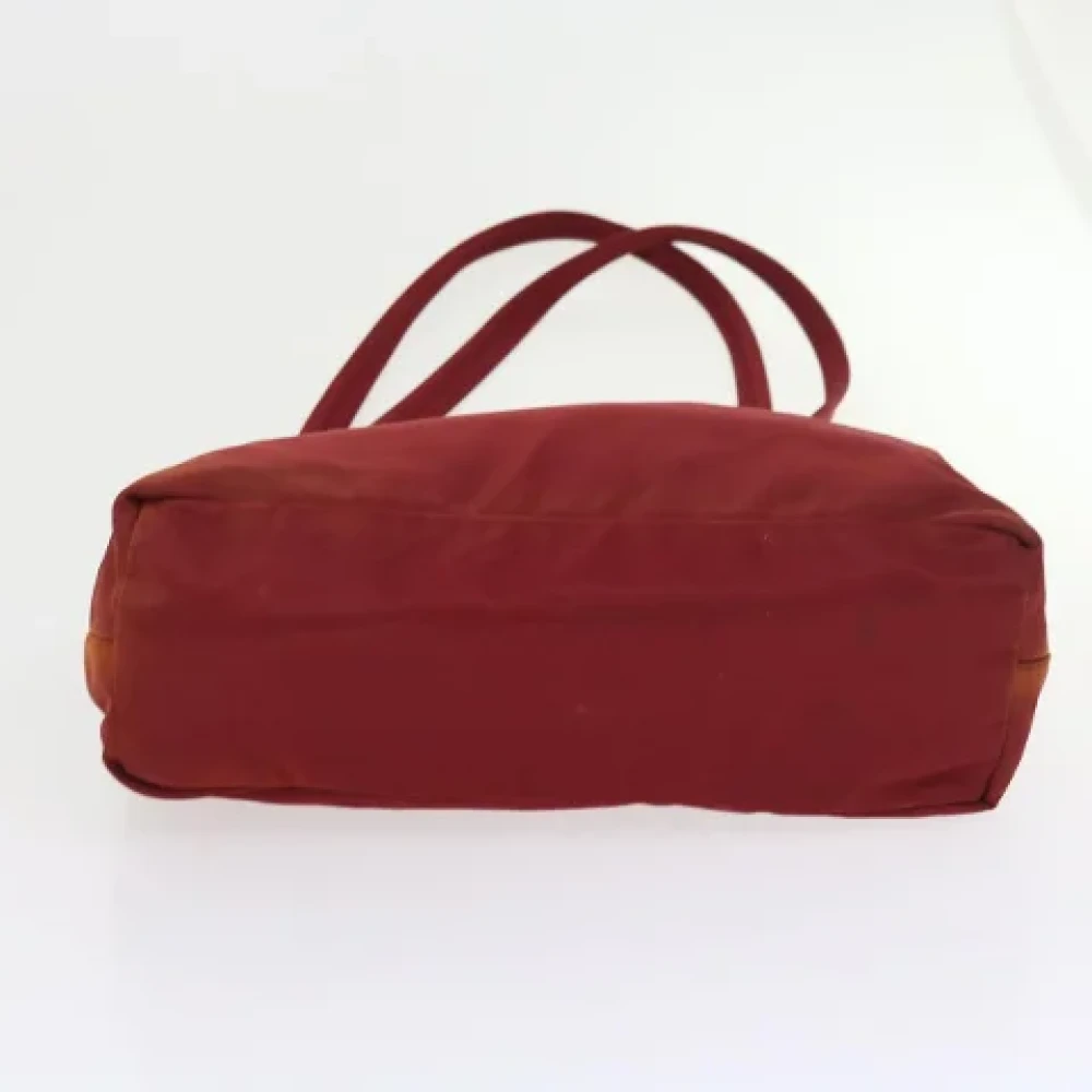 Prada Vintage Pre-owned Fabric prada-bags Red Dames