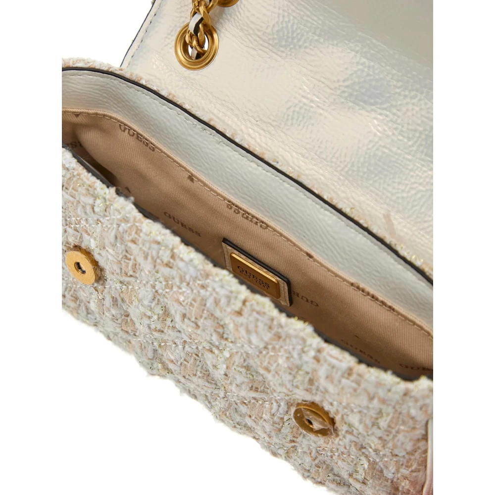 Guess Omkeerbare Ivory Multi Tas White Dames