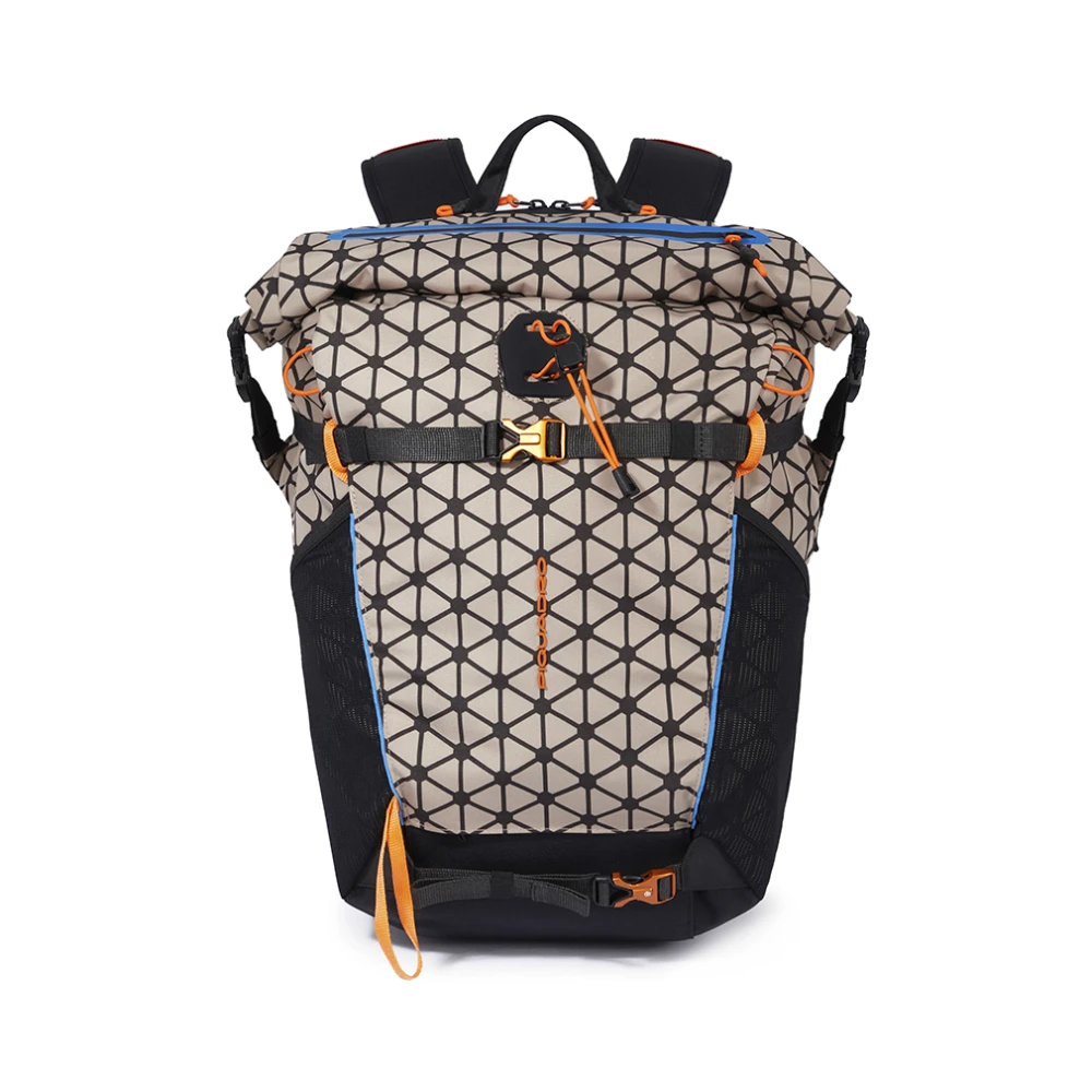 Piquadro Unisex Beige Tassen One Size, Roll-Top Snowboard Backpack