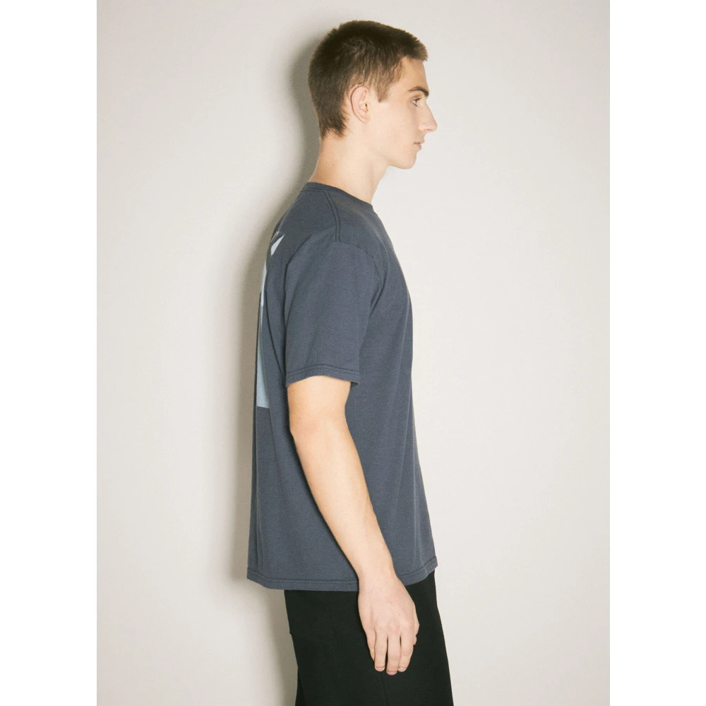 Undercover Grafische Print Katoenen T-Shirt Gray Heren