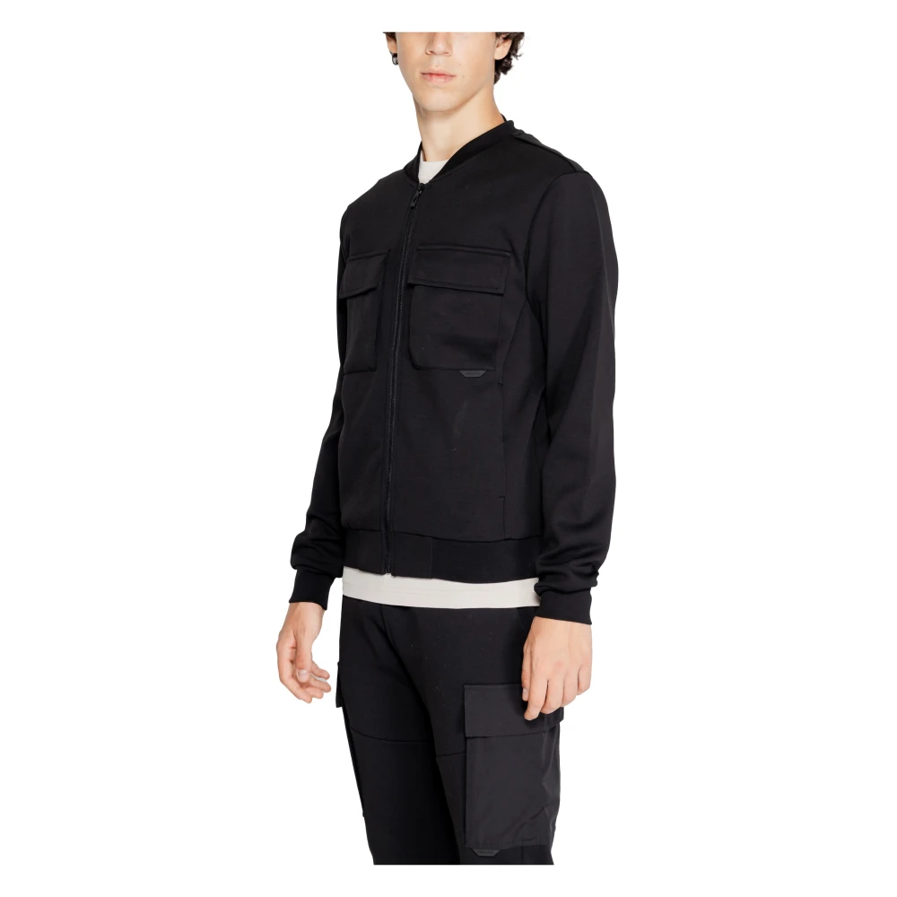 Antony Morato Katoenen Sweatshirt Herfst Winter Collectie Black Heren
